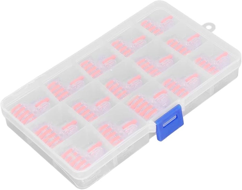 DF 15PCS Transparent Wire Connector Quick Splice Terminals For Home Car Speaker Wiring - Image 5